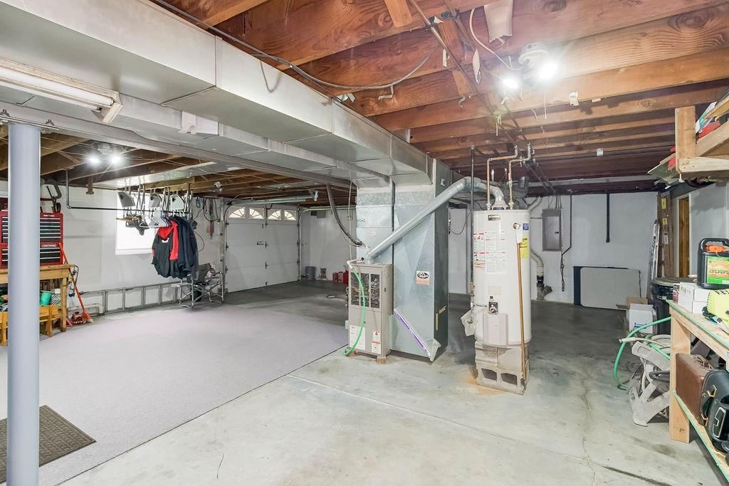 Attached garage and staircase at 911 Limit Street, Leavenworth, KS 66048