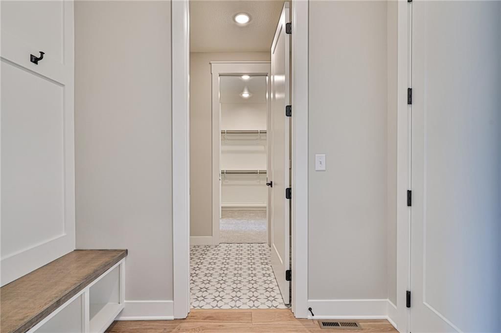 Mudroom built-ins at 14014 Crawford Creek Circle, Lake Lotawana, MO 64034