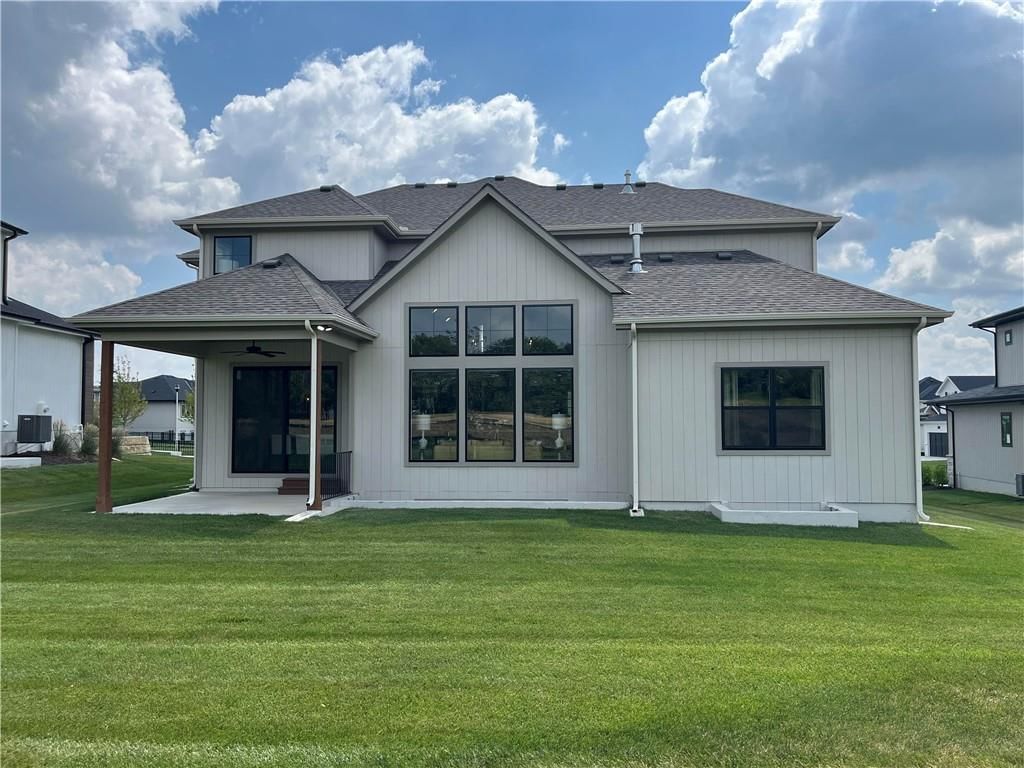 Deck, big backyard and composite deck at 17028 Rosehill Street, Overland Park, KS 66221