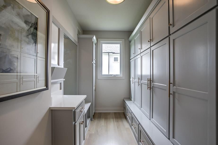 Mudroom built-ins at 17025 Parkhill Street, Overland Park, KS 66221