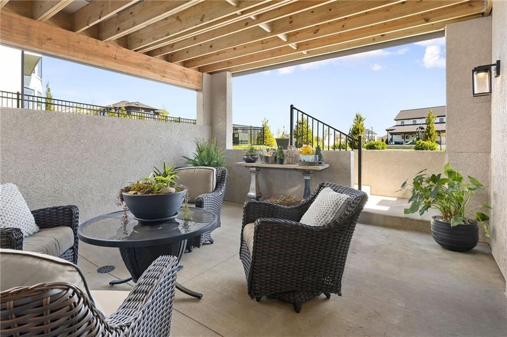 Concrete patio at 13701 Guilford Road, Leawood, KS 66224