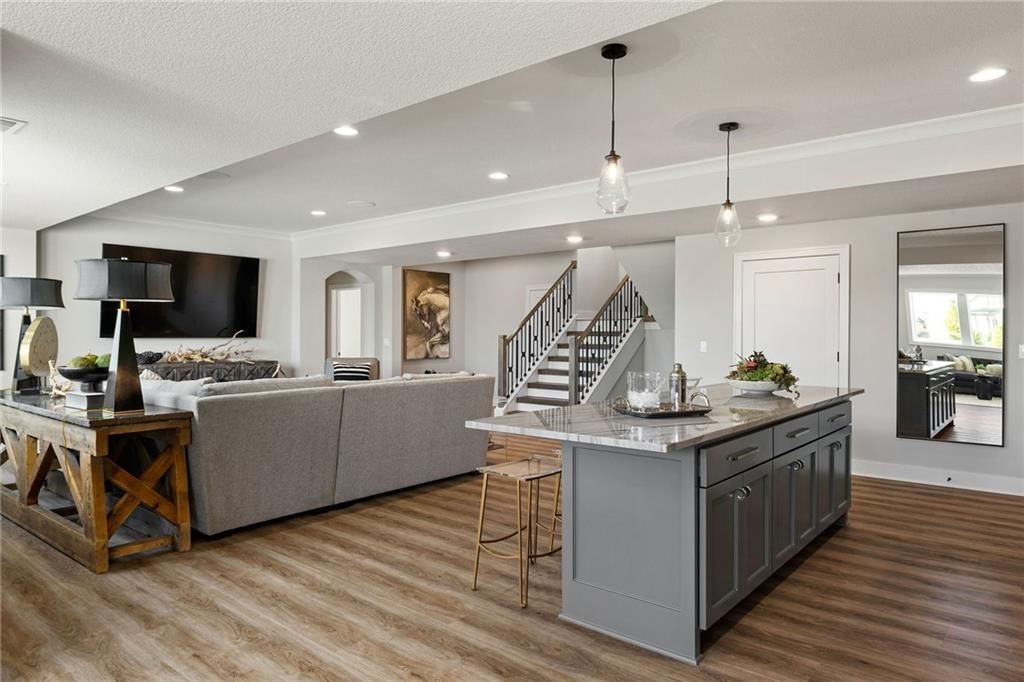 Staircase at 13701 Guilford Road, Leawood, KS 66224