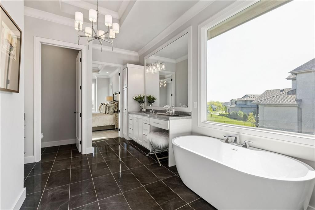 Freestanding tub at 13701 Guilford Road, Leawood, KS 66224