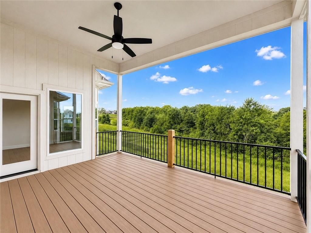 Deck, composite deck and covered patio at 8004 Round Prairie Street, Shawnee, KS 66220