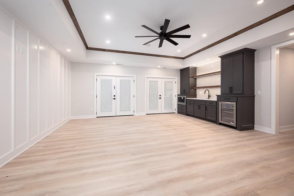 Finished basement and wet bar at 18005 235th Street, Tonganoxie, KS 66086