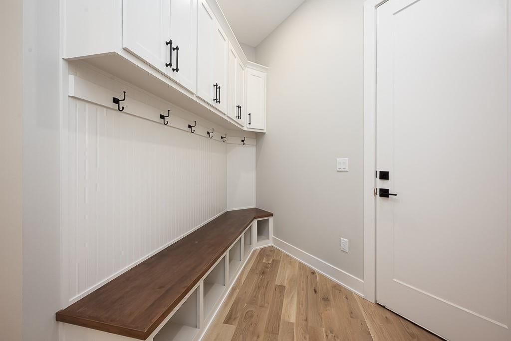 Mudroom built-ins at 18005 235th Street, Tonganoxie, KS 66086