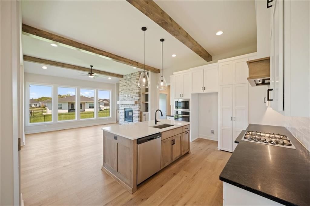 Black hardware and white trim at 2622 SW Barley Field Drive, Lee's Summit, MO 64082