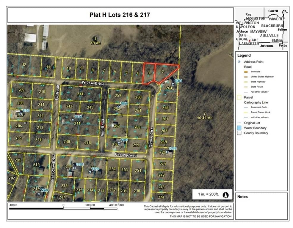 Plat H Lot 216& Willow Drive, Odessa, MO