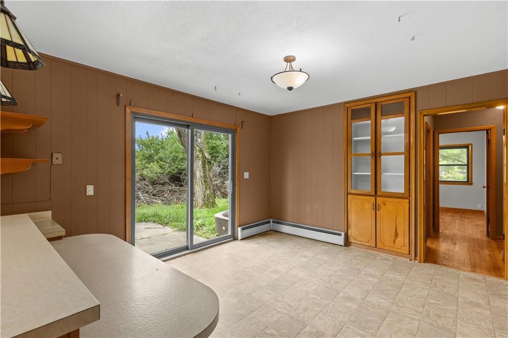 Concrete patio and breakfast nook at 17029 Springdale Road, Leavenworth, KS 66048