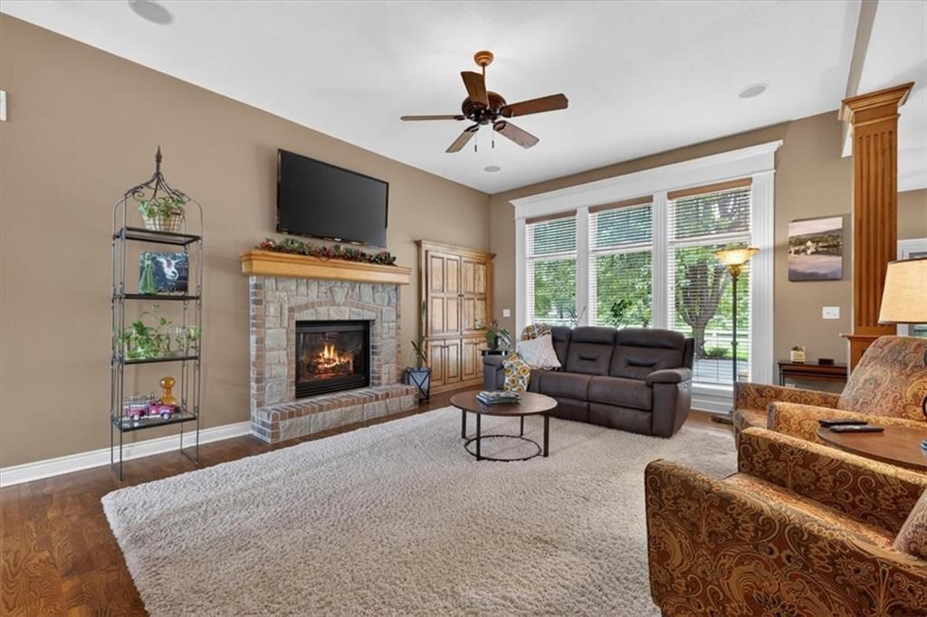 Fireplace at 9406 Pleasant Avenue, Kansas City, MO 64138