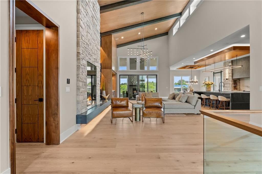 Hardwood floors at 17375 Galloway Drive, Stilwell, KS 66085