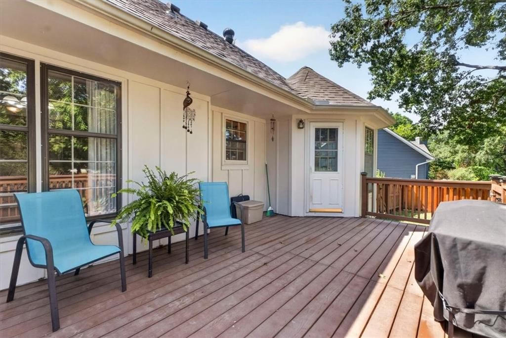 Deck, composite deck and covered patio at 15738 W 148th Terrace, Olathe, KS 66062