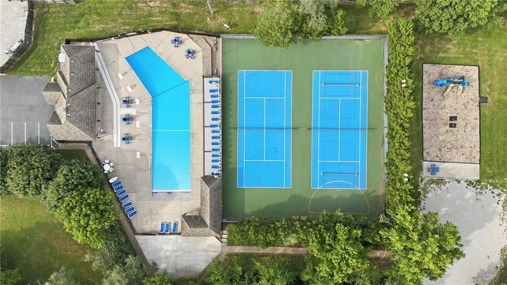 Big backyard and sport court at 16199 Overbrook Lane, Stilwell, KS 66085