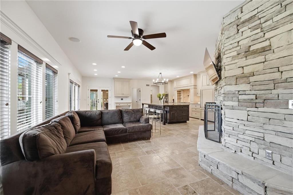Shiplap / paneling and accent wall at 16199 Overbrook Lane, Stilwell, KS 66085