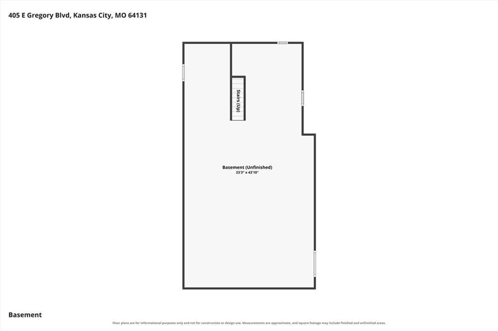 Finished basement at 405 E Gregory Boulevard, Kansas City, MO 64131
