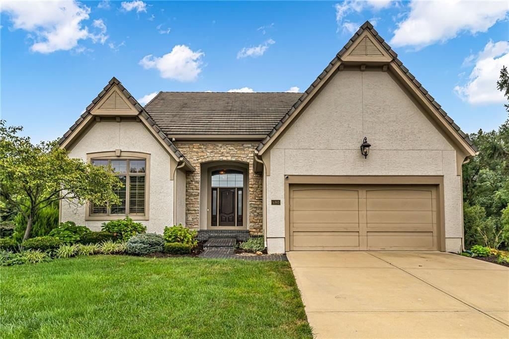 Big backyard and mature trees at 5303 W 124th Court, Overland Park, KS 66209