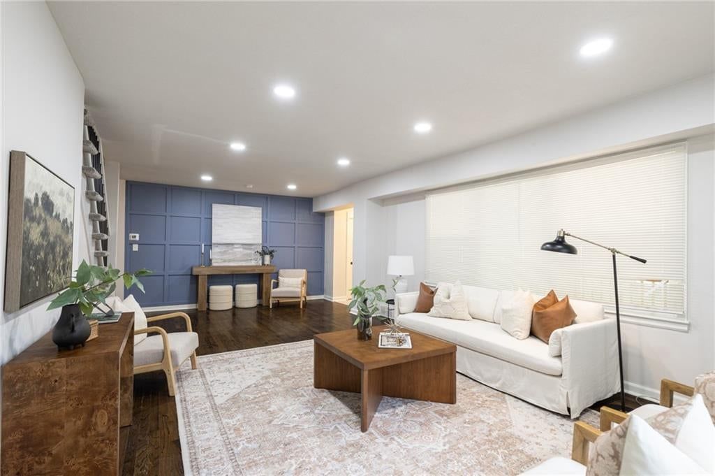 Granite counters, stainless steel appliances and updated kitchen at 319 E Bellevista Drive, Independence, MO 64055