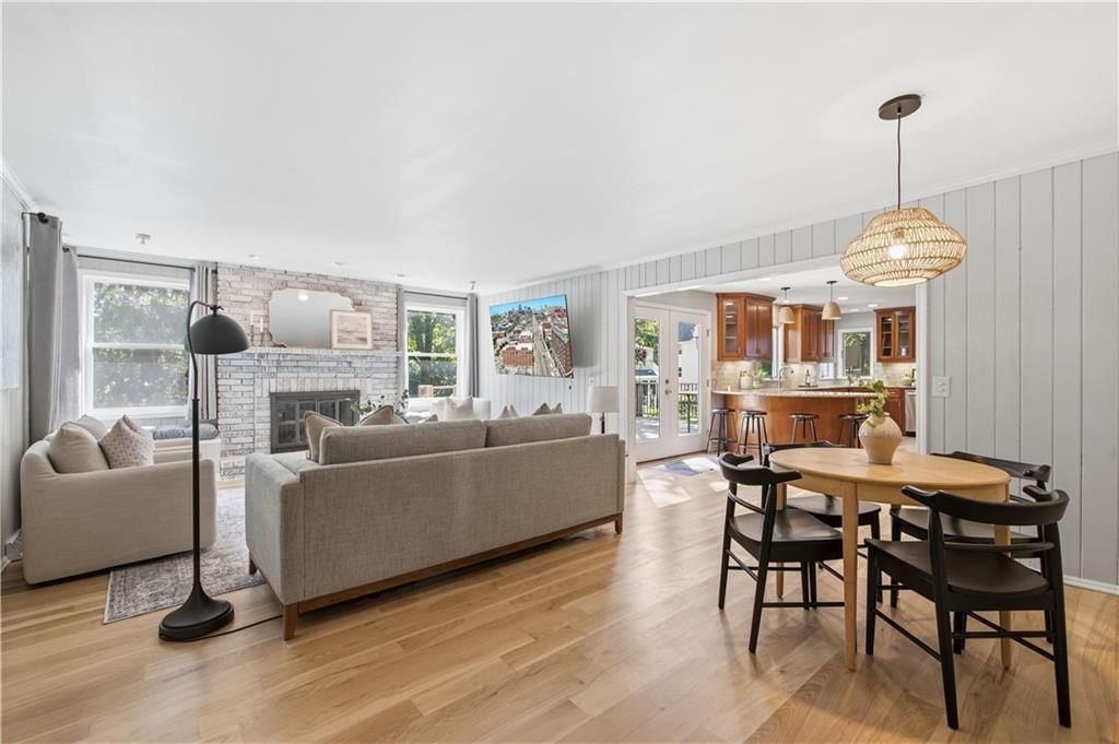 Open floor plan and breakfast nook at 13203 W 76th Street, Lenexa, KS 66216