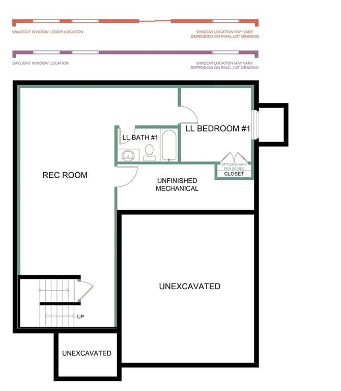 Finished basement at 1108 Royal Arch Trail, Raymore, MO 64083