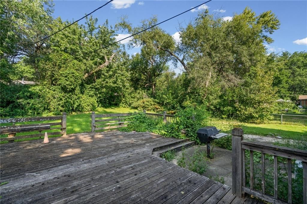 Fenced yard at 7426 Stearns Street, Shawnee, KS 66203