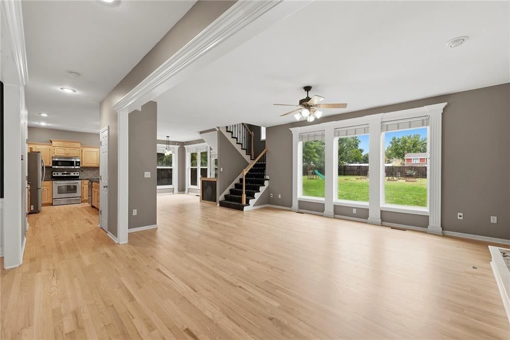 Hardwood floors at 1404 Cedar Ridge Circle, Raymore, MO 64083