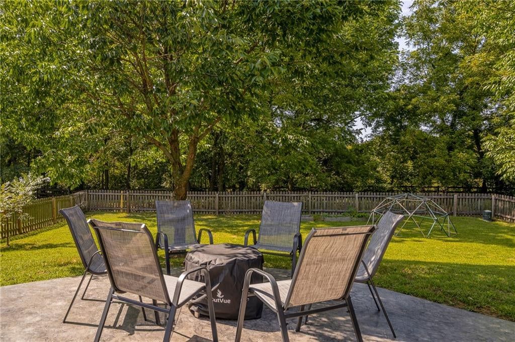 Fenced yard at 9025 SW 10th Street, Blue Springs, MO 64064