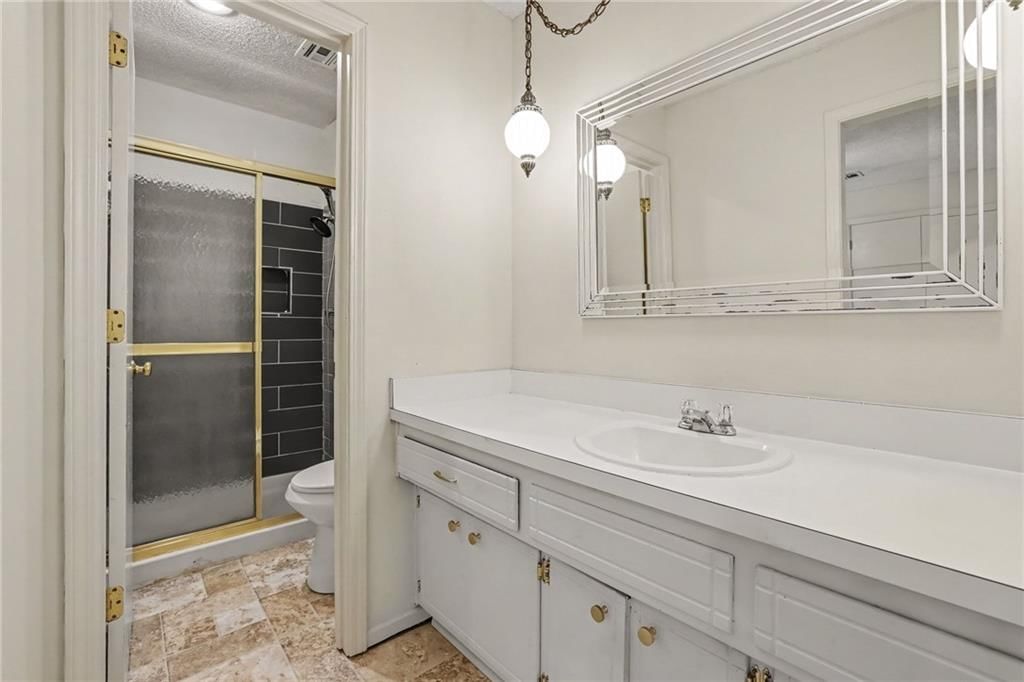 Tiled shower at 7507 Long Avenue, Lenexa, KS 66216
