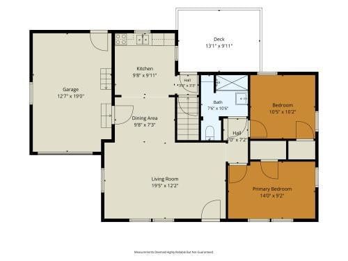 Main-floor primary bedroom at 204 Westview Place, Excelsior Springs, MO 64024