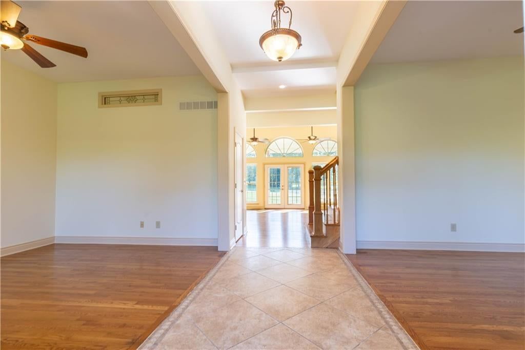 Hardwood floors and white trim at 16723 Endsley Road, Kearney, MO 64060