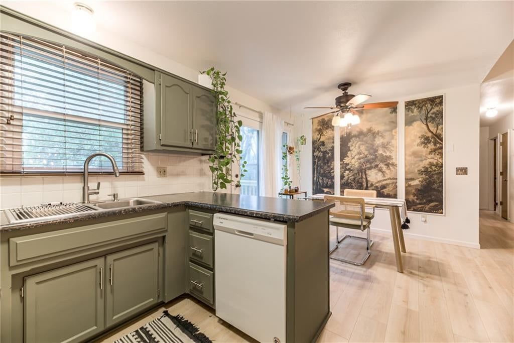Photo 11: painted kitchen cabinets, 8911 NE 74th Street, Kansas City, MO 64158