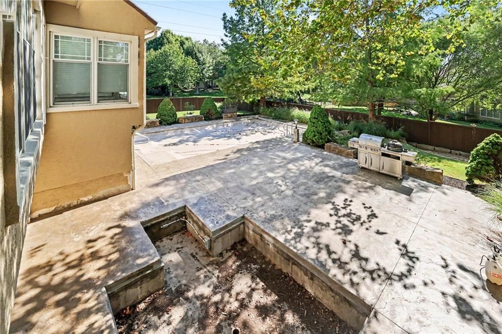 Concrete patio at 9913 W 125th Terrace, Overland Park, KS 66213