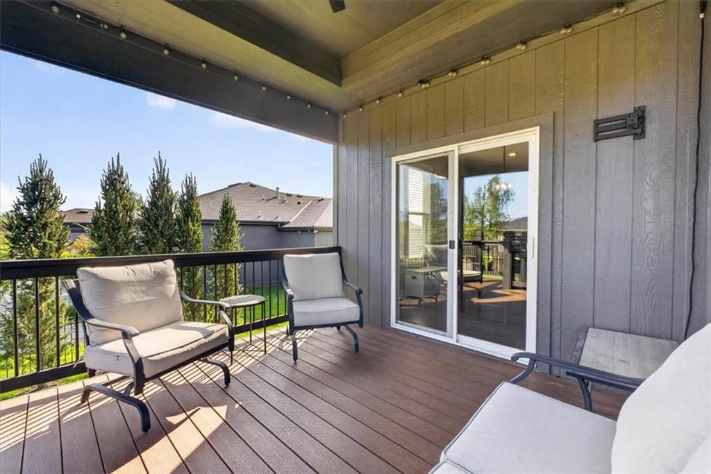 Deck, composite deck and covered patio at 504 Bentwater Drive, Raymore, MO 64083