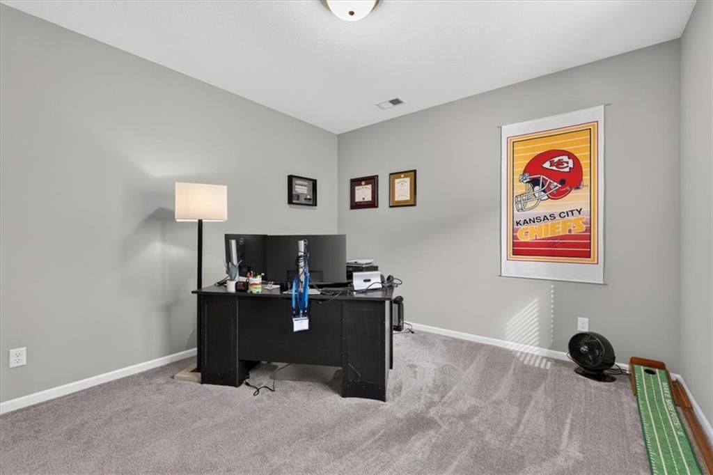 Home office at 504 Bentwater Drive, Raymore, MO 64083