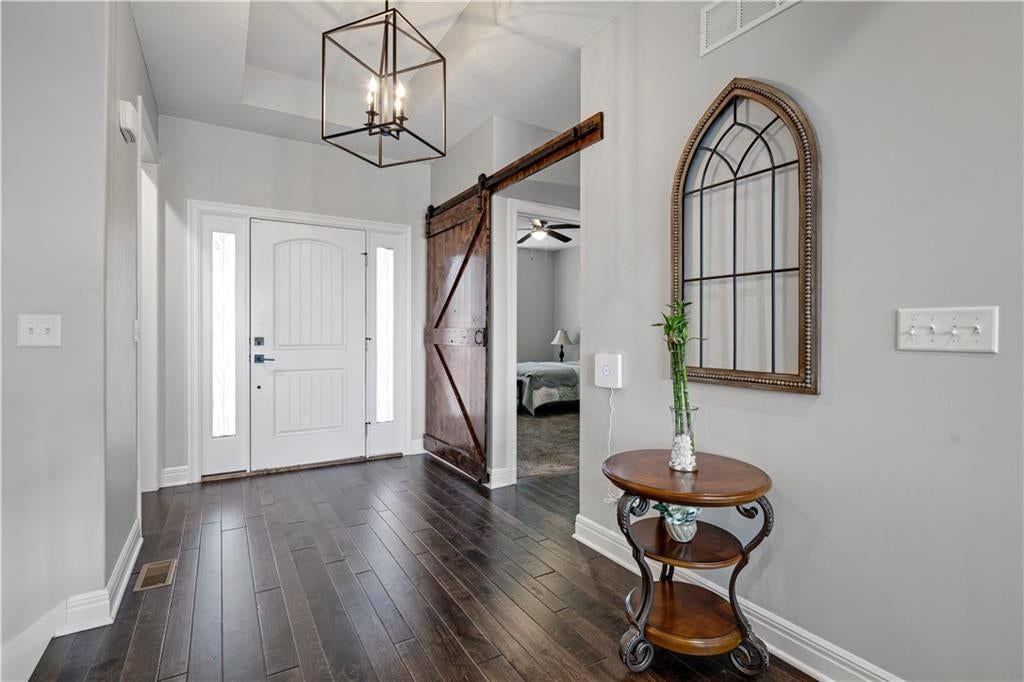 Black hardware at 8311 Pickering Street, Lenexa, KS 66227