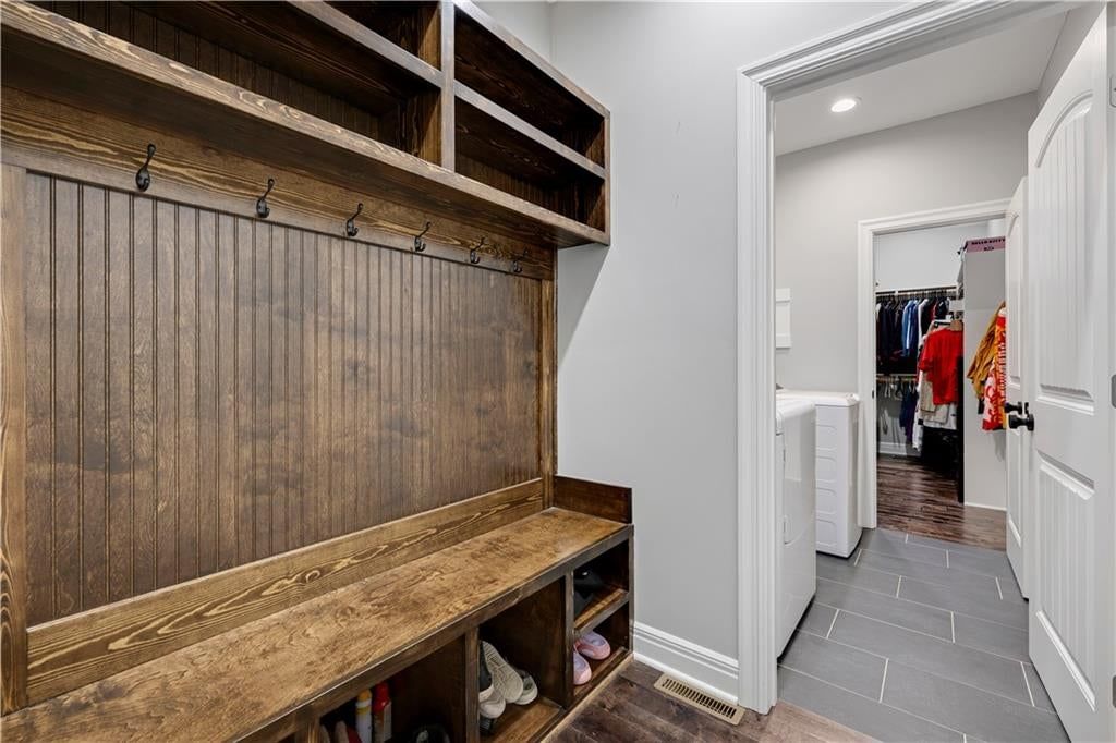 Mudroom built-ins at 8311 Pickering Street, Lenexa, KS 66227