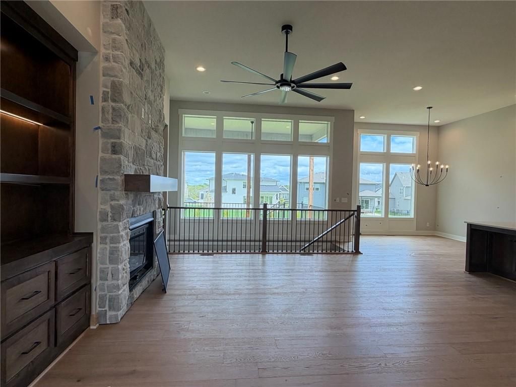 Fireplace at 18461 Pawnee Lane, Overland Park, KS 66085