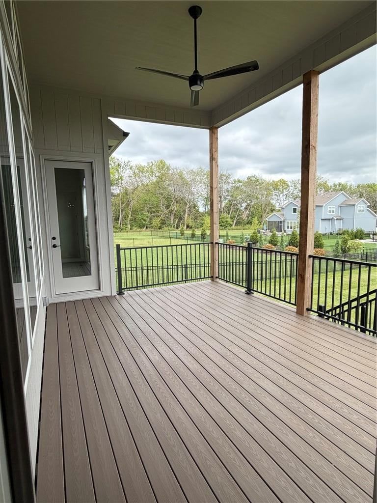 Deck, composite deck and covered patio at 18461 Pawnee Lane, Overland Park, KS 66085