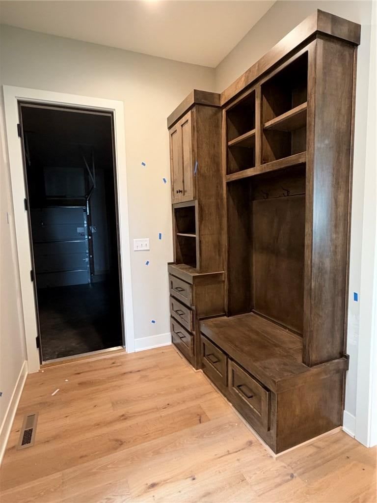 Mudroom built-ins at 18461 Pawnee Lane, Overland Park, KS 66085