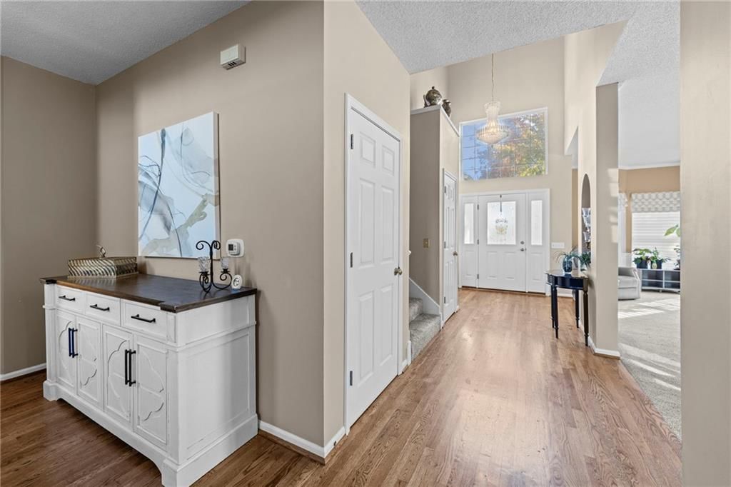 Mixed-finish hardware at 628 NE 93rd Street, Kansas City, MO 64155