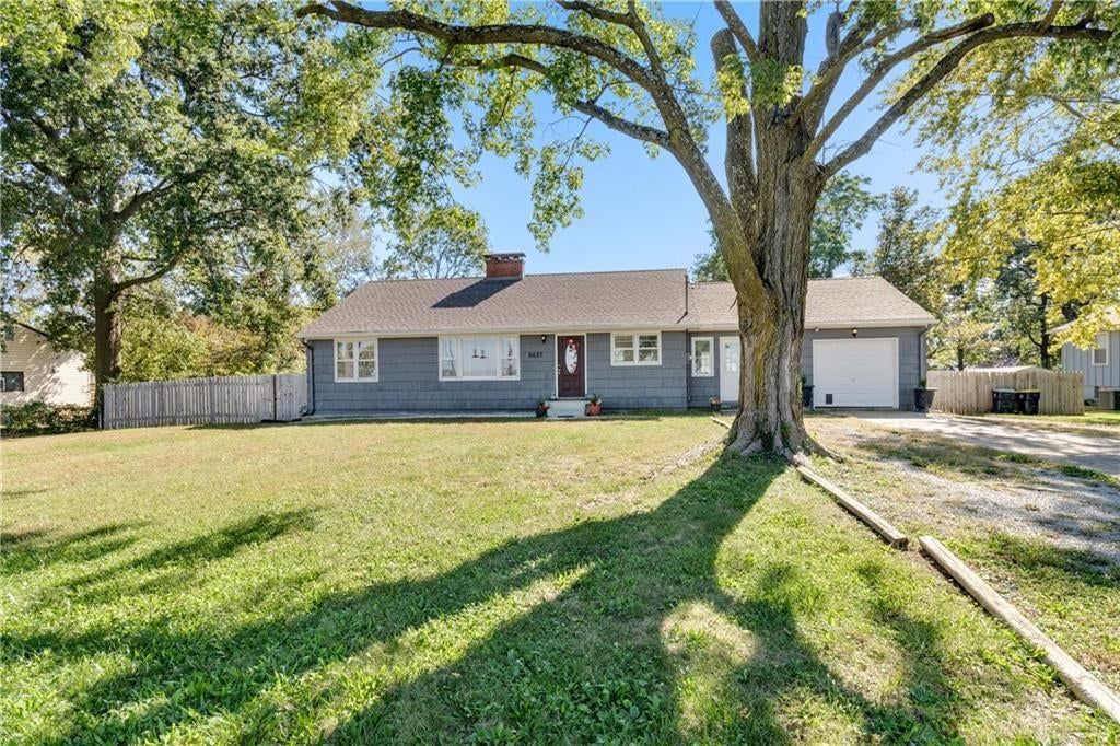 Mature trees at 8657 E 57th Street, Kansas City, MO 64129