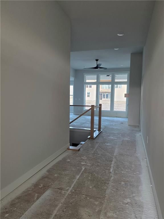 Black hardware, white trim and gray walls at 14584 Amanda Lane, Basehor, KS 66007