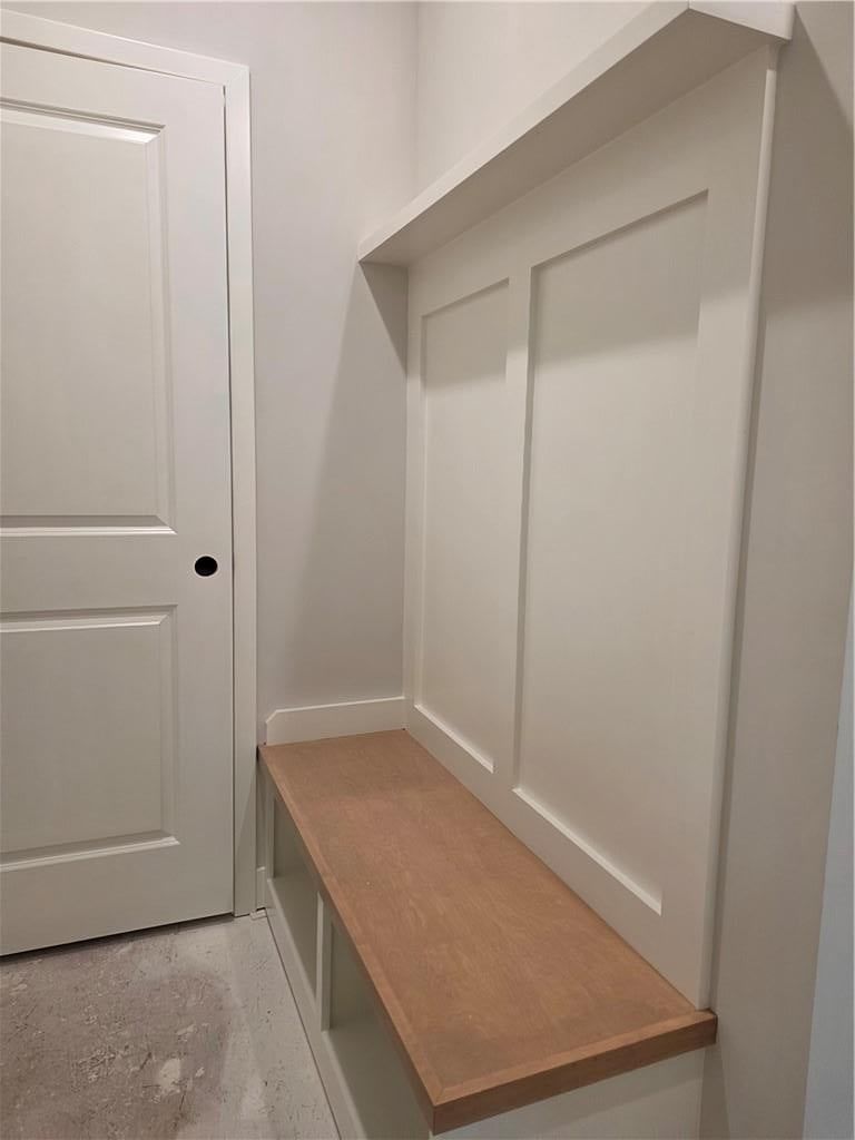 Mudroom built-ins at 14584 Amanda Lane, Basehor, KS 66007