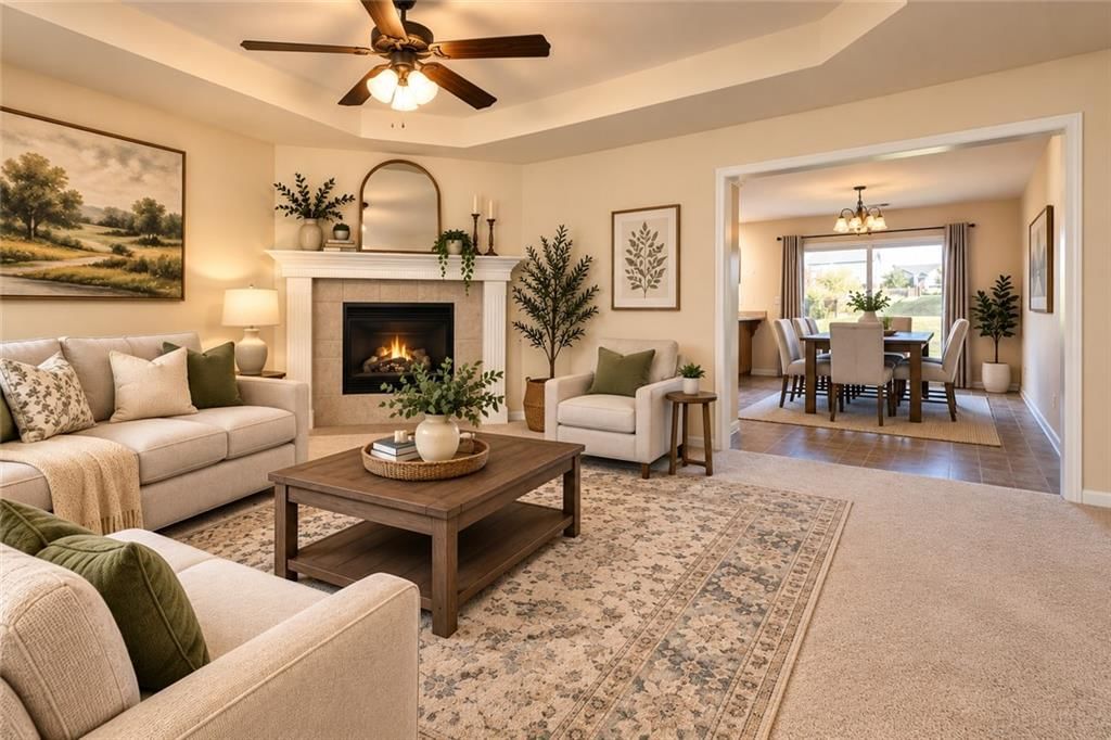 Open floor plan at 101 Sun Garden Street, Blue Springs, MO 64064