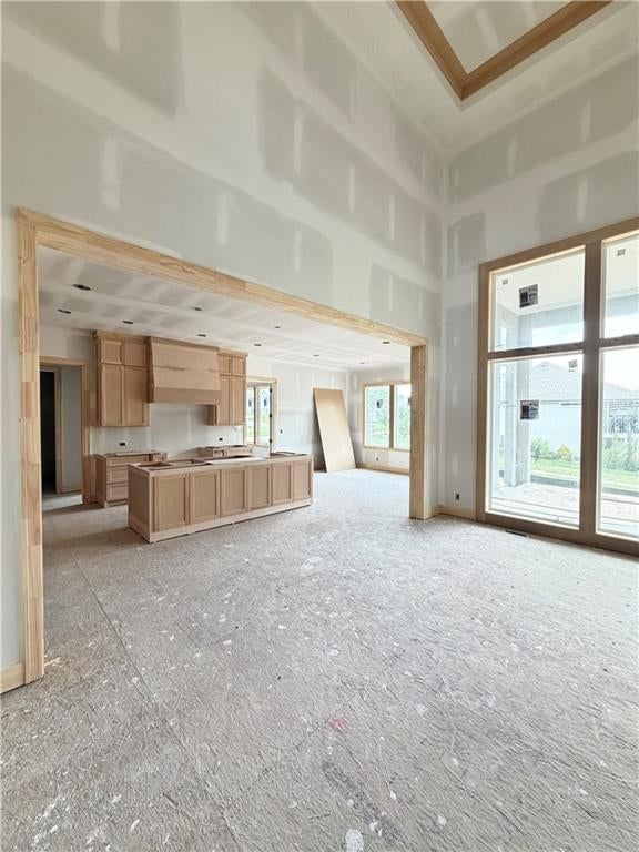 Kitchen island at 10910 W 173rd Terrace, Overland Park, KS 66221