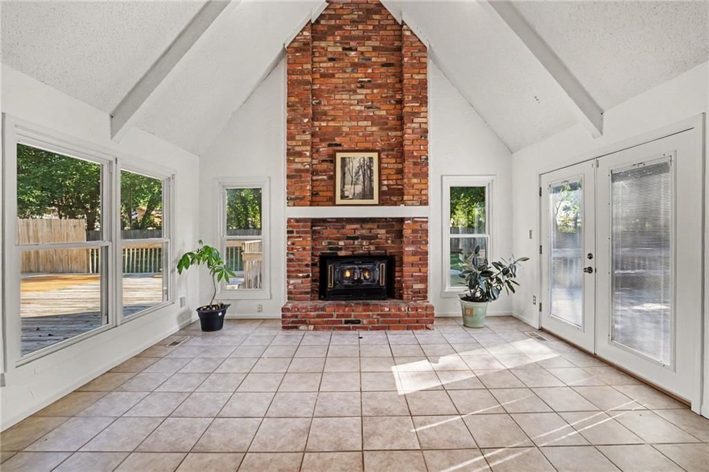 Tall ceilings, fireplace and open floor plan at 5755 RICHARDS Circle, Shawnee, KS 66216