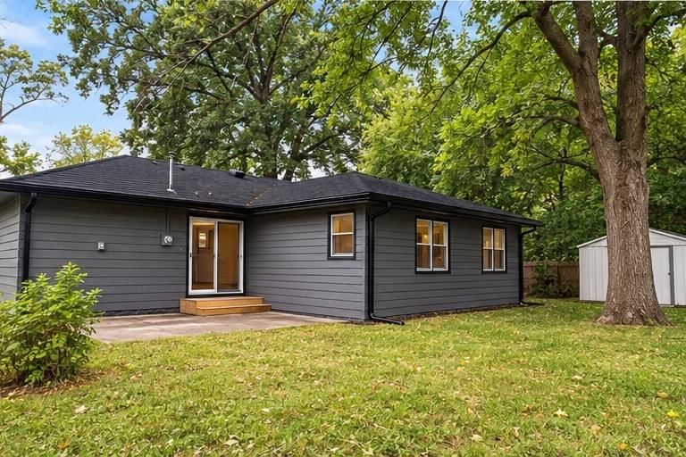 Fenced yard at 4320 MAGGIE Lane, Kansas City, KS 66102