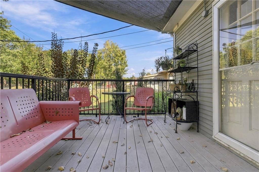 Fenced yard and fire pit at 5532 Knox Avenue, Merriam, KS 66203