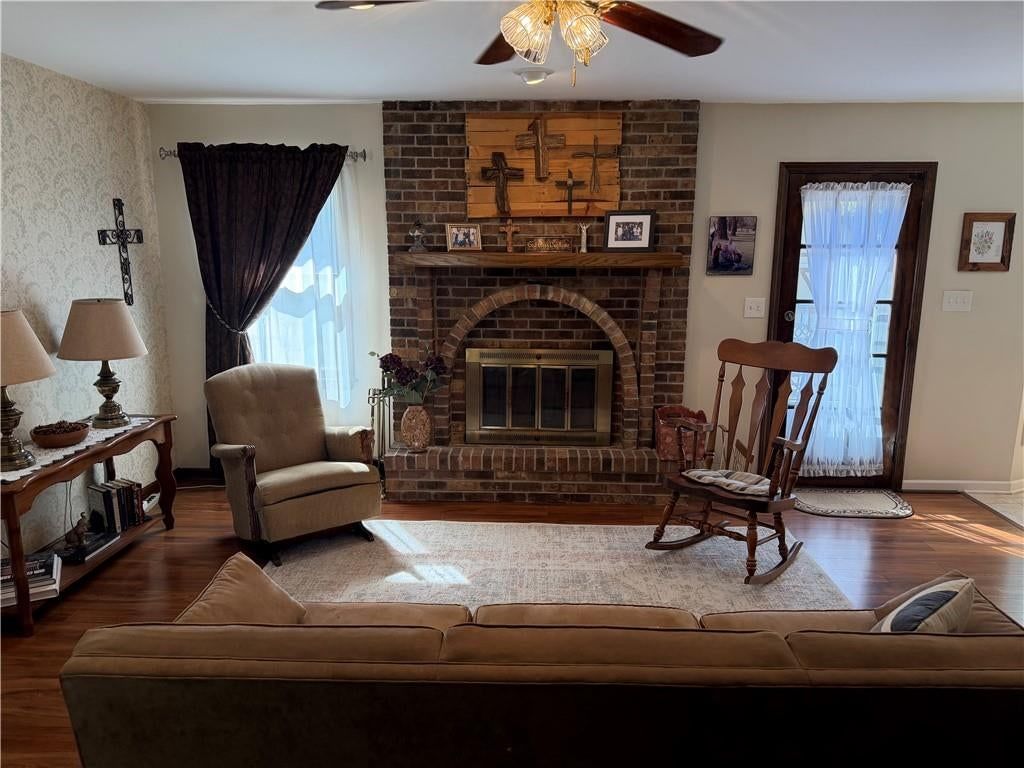 Fireplace at 1917 Thornton Street, Leavenworth, KS 66048