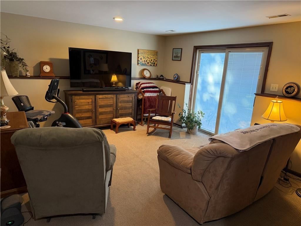 Finished basement at 1917 Thornton Street, Leavenworth, KS 66048