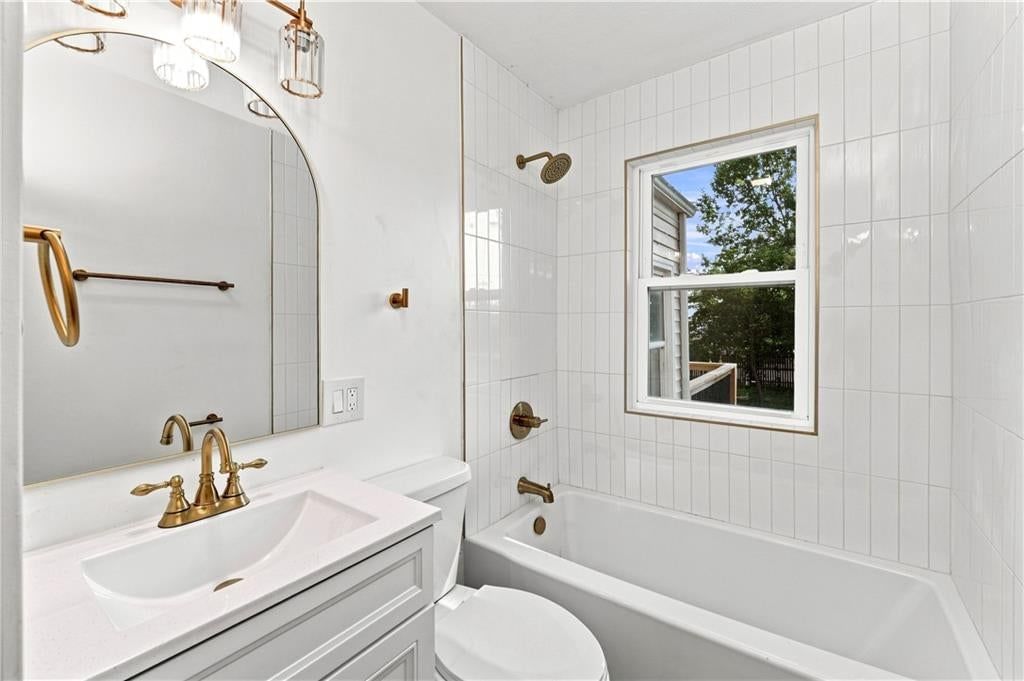 Photo 6: frameless glass shower, 7533 Marty Street, Overland Park, KS 66204